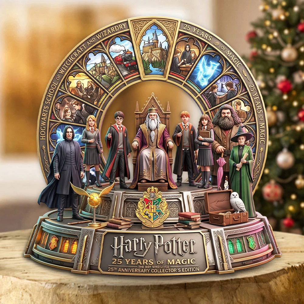 Harry Potter 25th Anniversary Custom Shape Acrylic Plaque - TMTHU10102