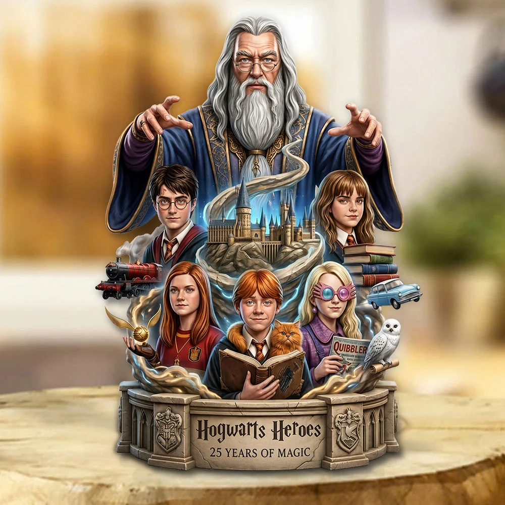 Harry Potter 25th Anniversary Custom Shape Acrylic Plaque - TMTHU9710