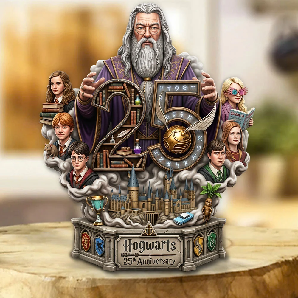 Harry Potter 25th Anniversary Custom Shape Acrylic Plaque - TMTHU9711