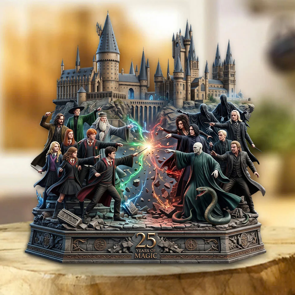 Harry Potter 25th Anniversary Custom Shape Acrylic Plaque - TMTHU9721