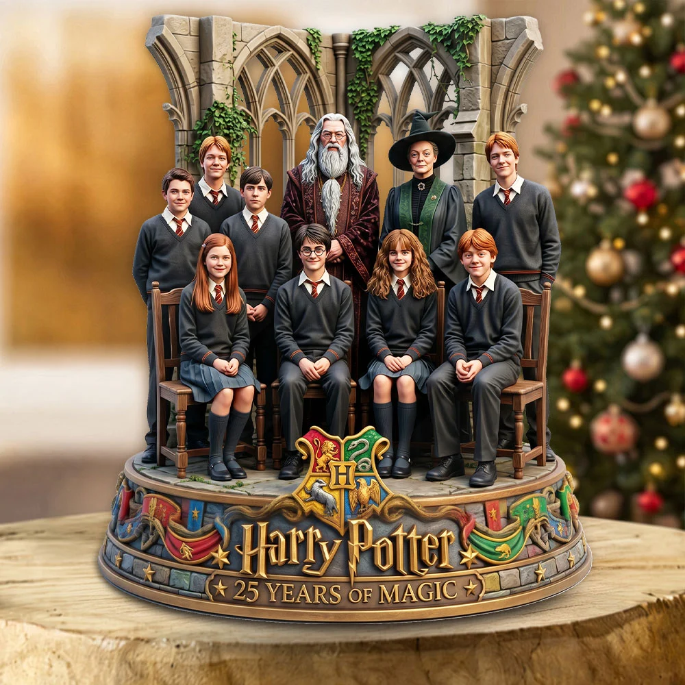 Harry Potter 25th Anniversary Custom Shape Acrylic Plaque - TMTHU9998