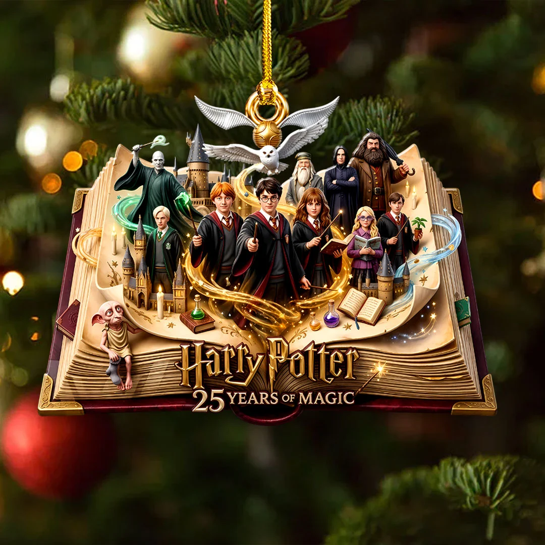 Harry Potter 25th Anniversary Custom Shape 2-side Printed Acrylic Ornament - HOATT21442