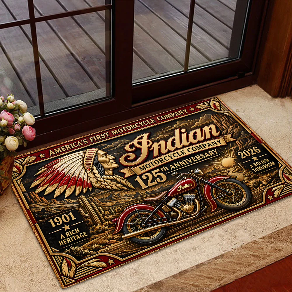 Indian Motorcycle 125th Anniversary 2026 Doormat - TANTN26248
