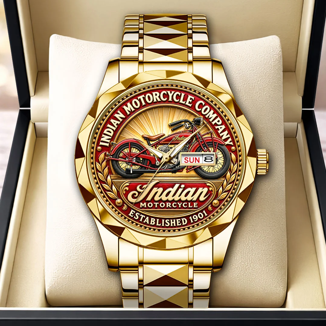 Indian Motorcycle Alloy Luxury Quartz Watch - HOATT21571