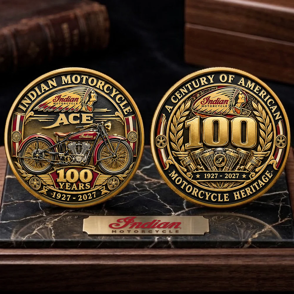 Indian Motorcycle x Ace 100th Anniversary 2027 Commemorative Coin - TMTHU9959