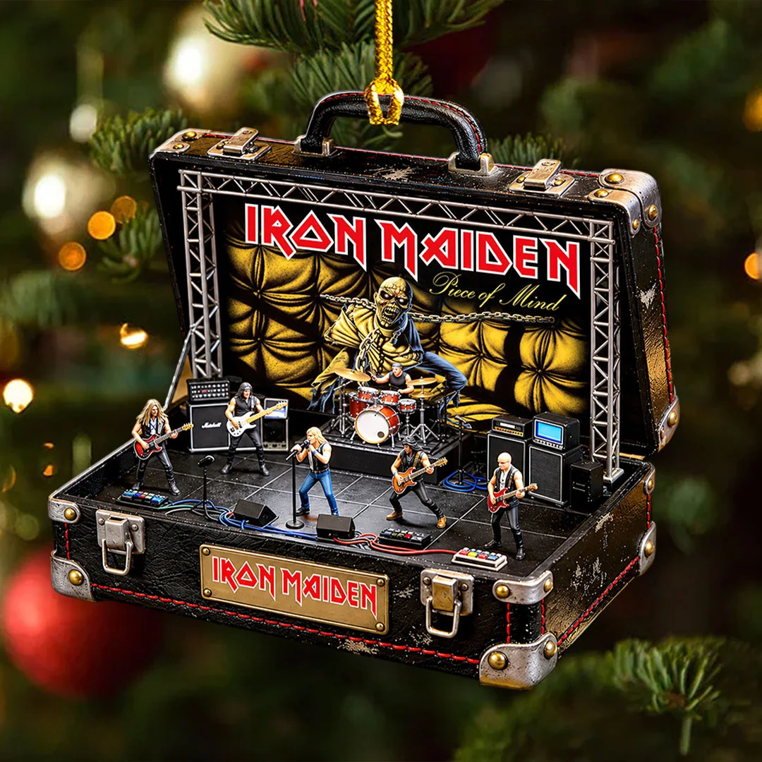 Iron Maiden Custom Shape 2-side Printed Acrylic Ornament - HOATT21491