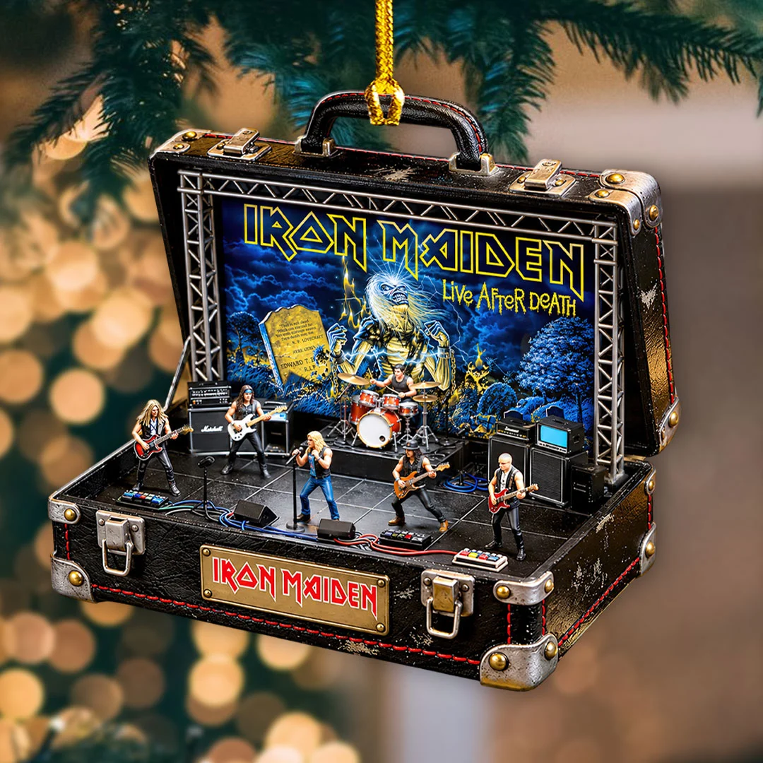 Iron Maiden Custom Shape 2-side Printed Acrylic Ornament - HOATT21493