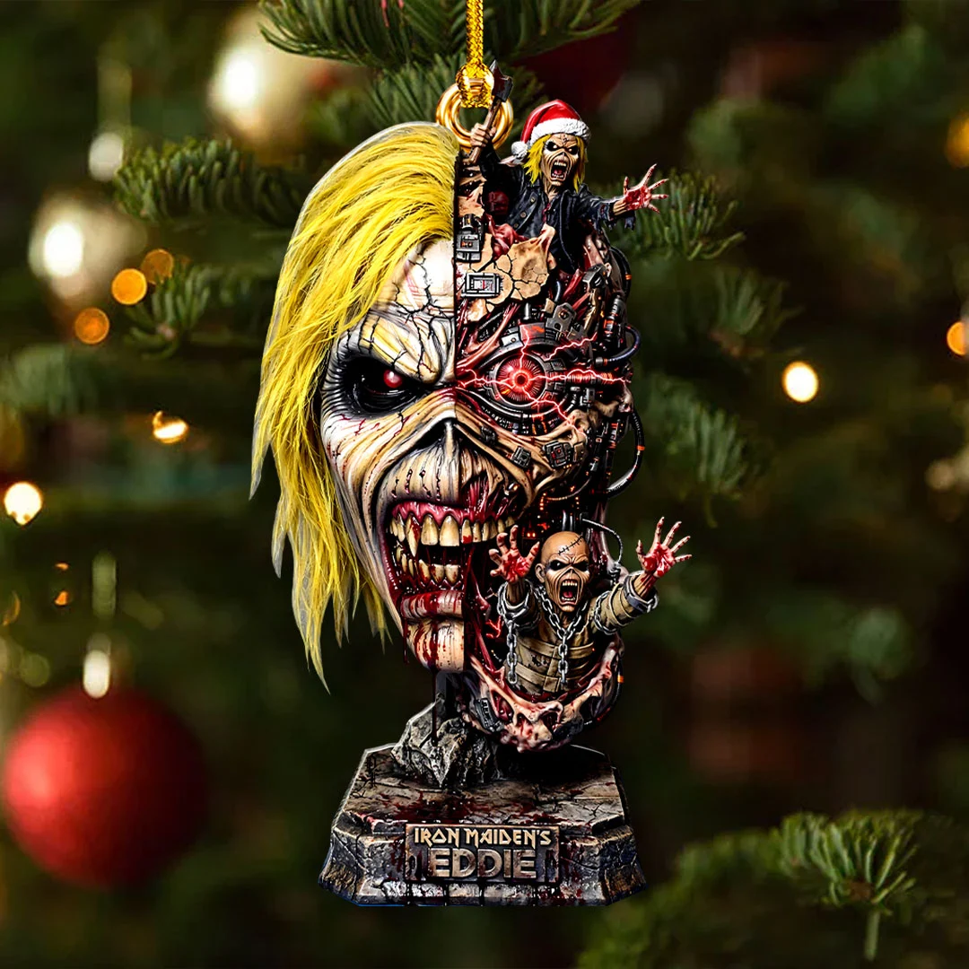 Iron Maiden Custom Shape 2-side Printed Acrylic Ornament - HOATT21499