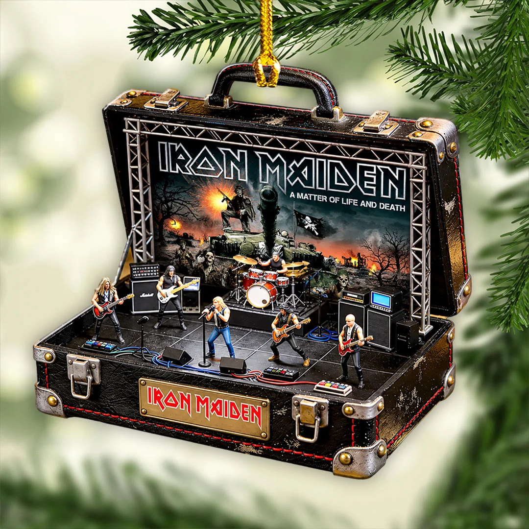 Iron Maiden Custom Shape 2-side Printed Acrylic Ornament - HOATT21562
