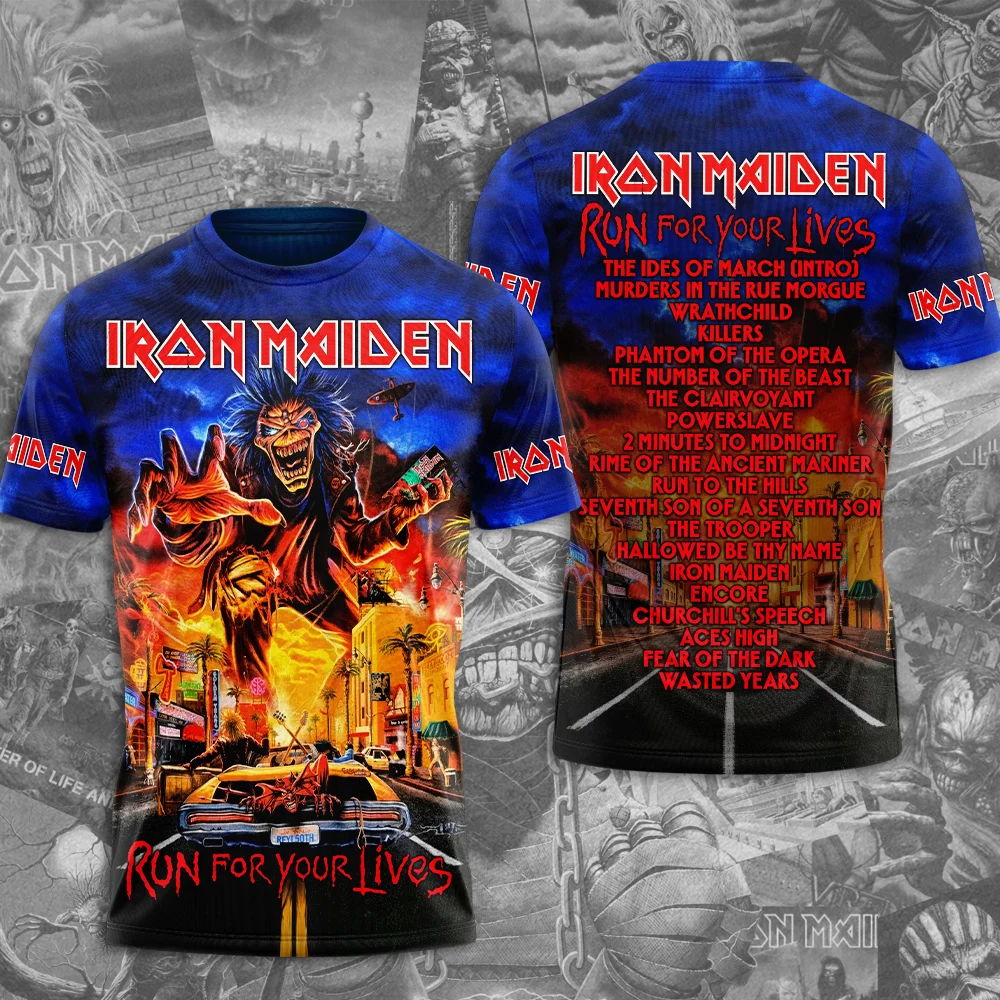 Iron Maiden 2026 World Tour 3D Apparel – TMTHU9692
