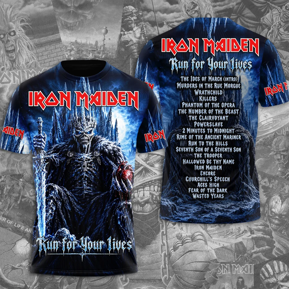 Iron Maiden 2026 World Tour 3D Apparel - TMTHU9774