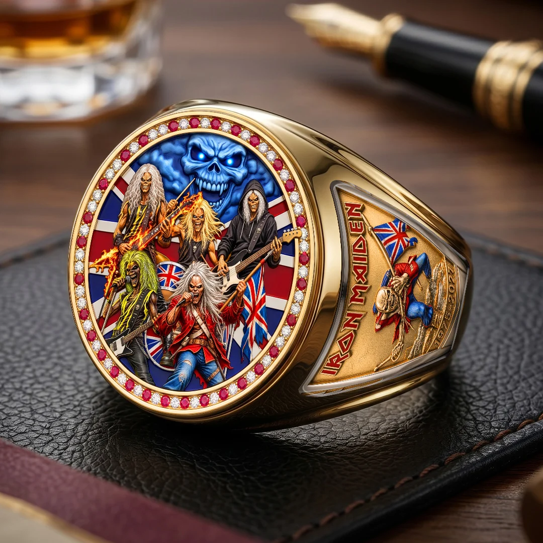 Iron Maiden 3D Engraved Ring - TMTHU9641