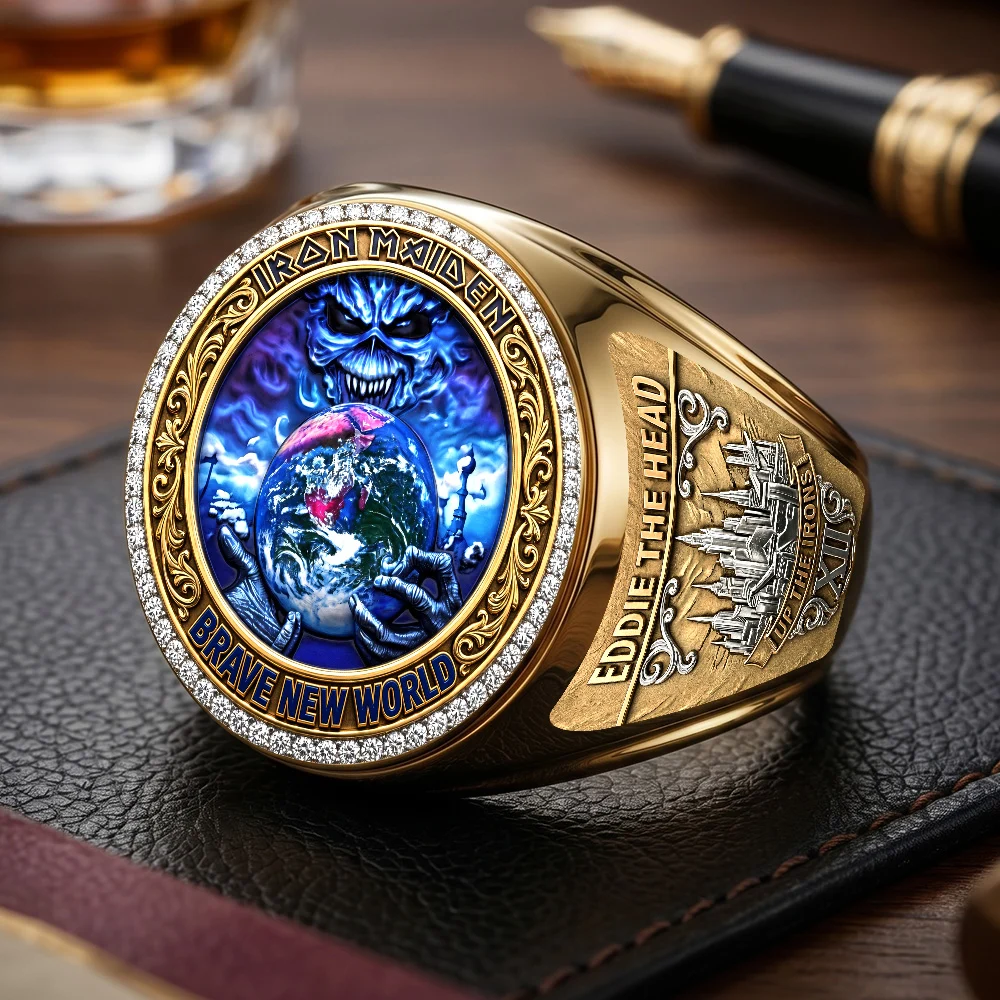 Iron Maiden 3D Engraved Ring - TMTHU9571