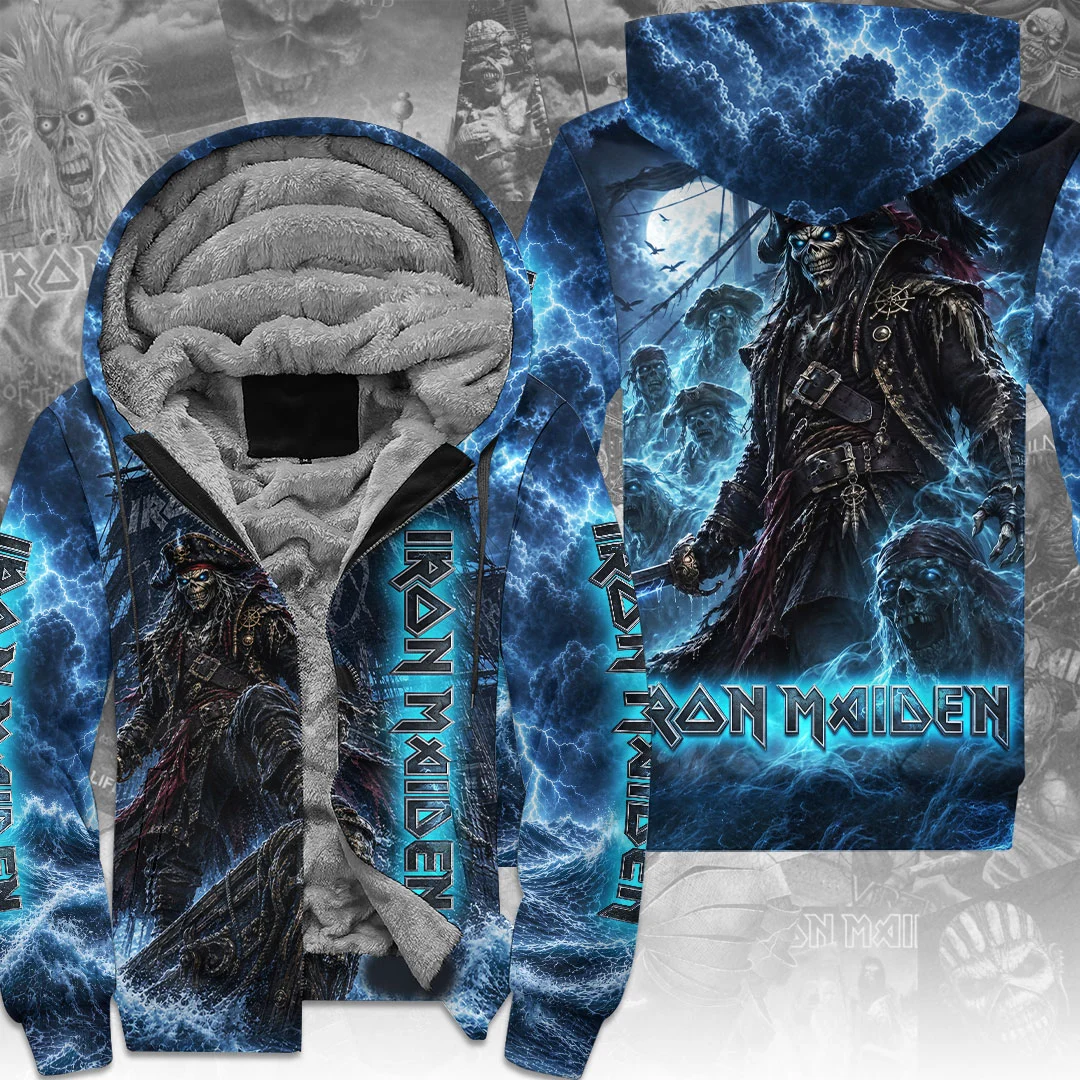 Iron Maiden 3D Fleece Zip Hoodie - TMTHU9913