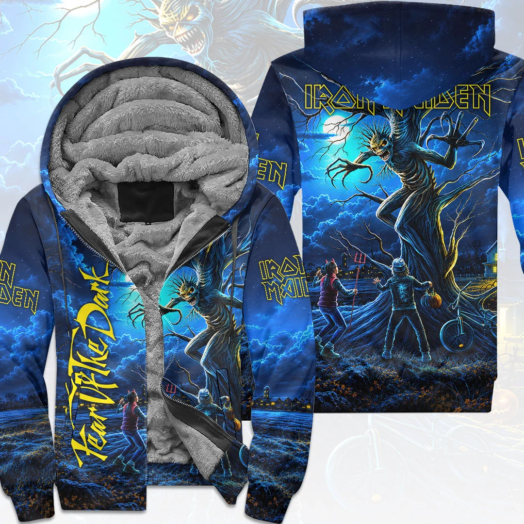 Iron Maiden 3D Fleece Zip Hoodie - HOATT21532