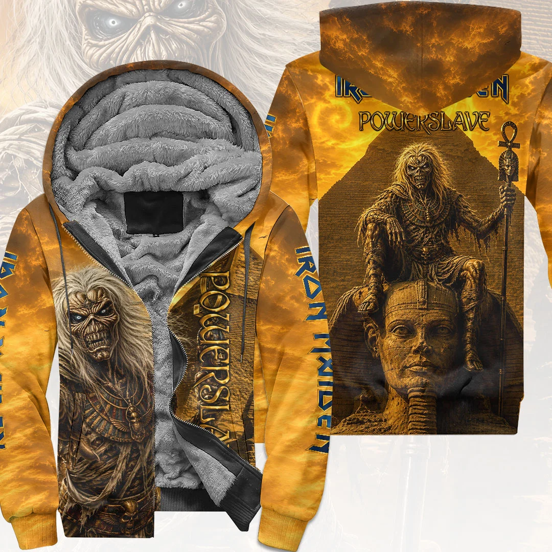 Iron Maiden 3D Fleece Zip Hoodie - HOATT21692