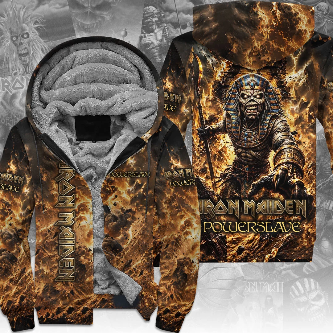 Iron Maiden 3D Fleece Zip Hoodie - TMTHU9918