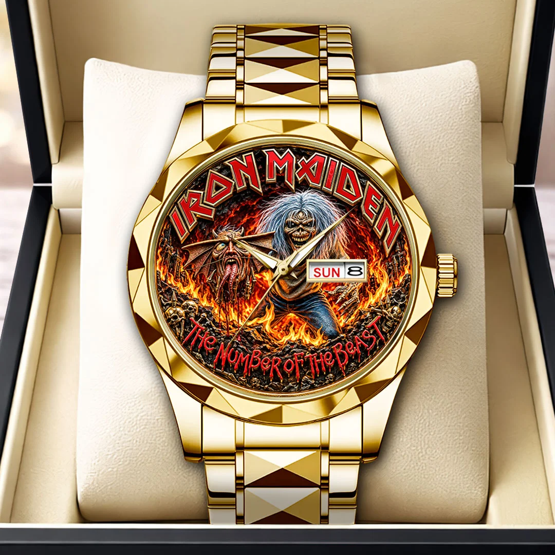 Iron Maiden Alloy Luxury Quartz Watch - HOATT21699