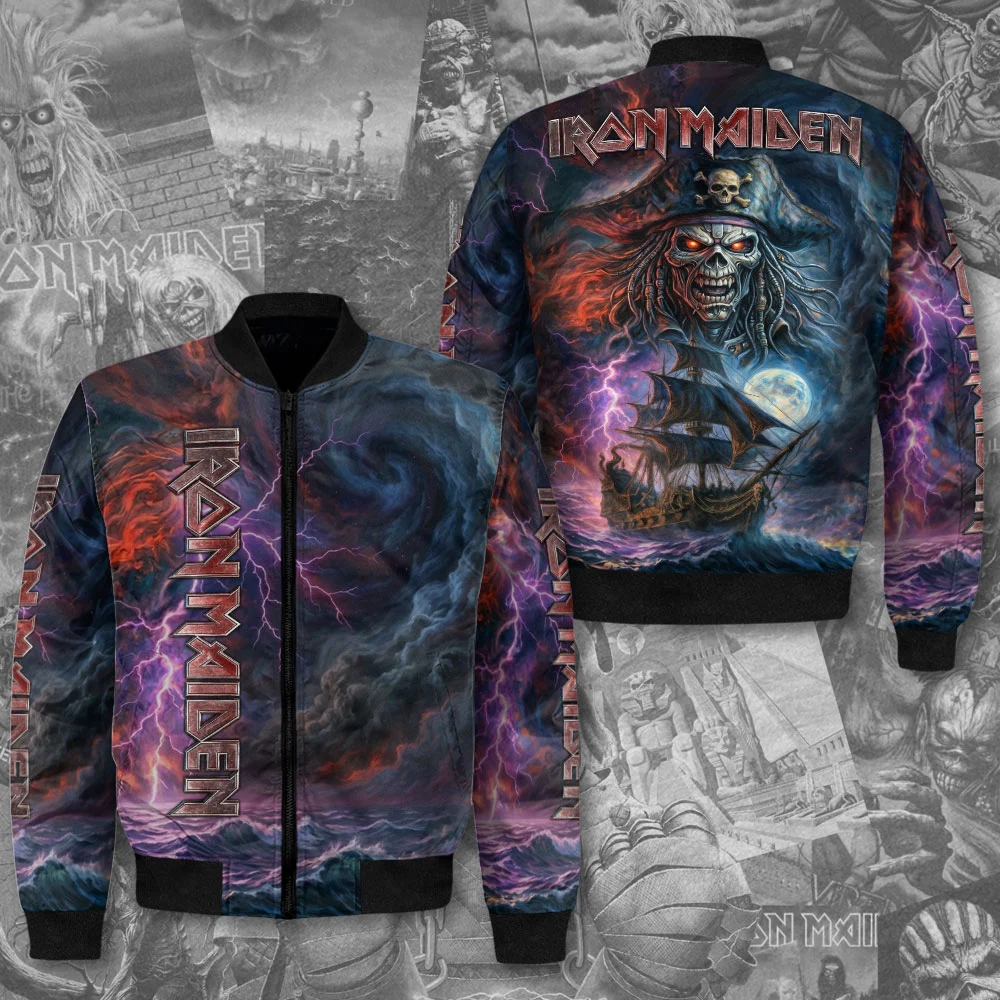 Iron Maiden 3D Bomber Jacket - TMTHU9938