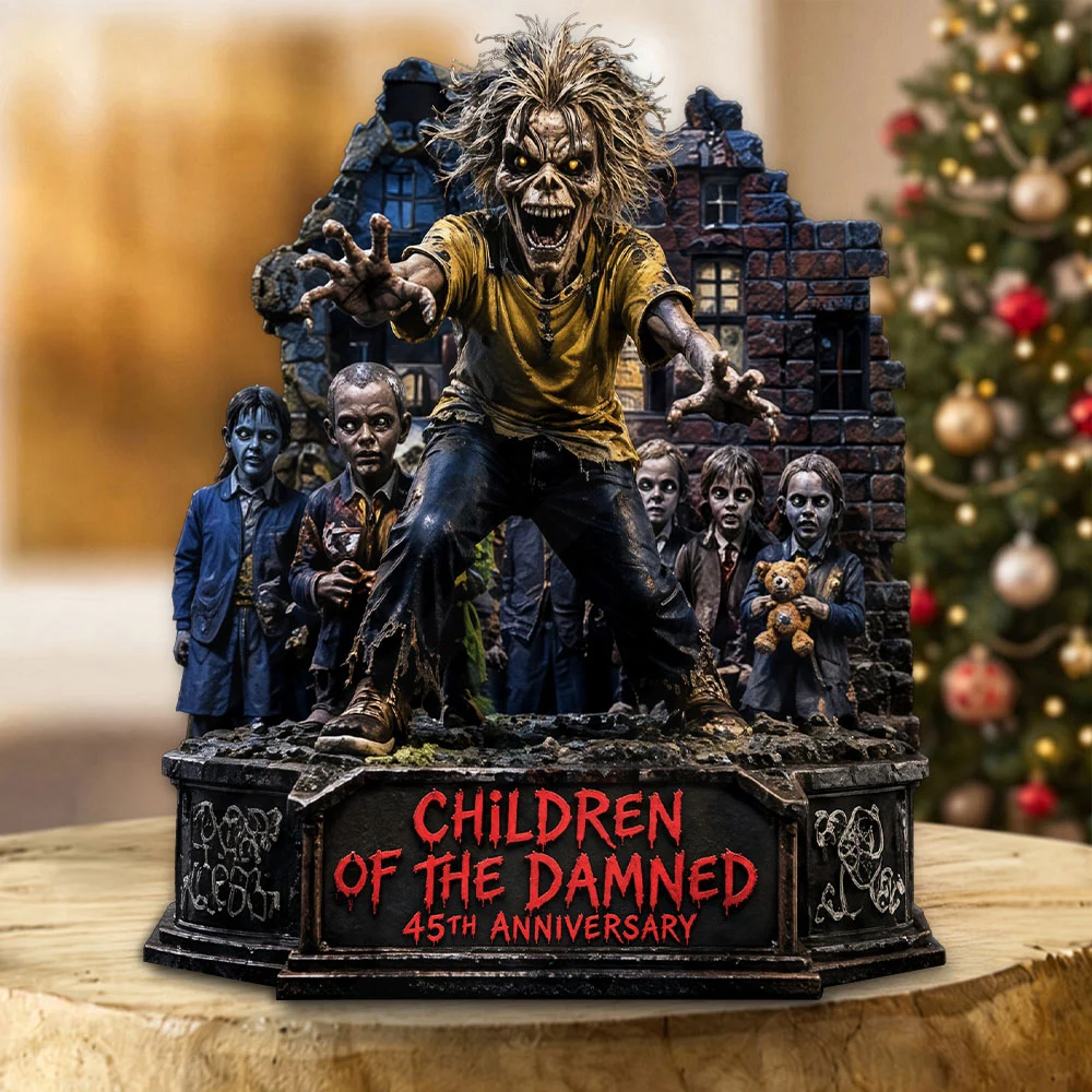 Iron Maiden: Children of The Damned 45th Anniversary Custom Shape Acrylic Plaque - TMTHU9994