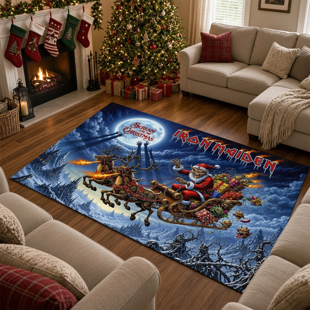 Iron Maiden Rectangular Rug - HOATT26892