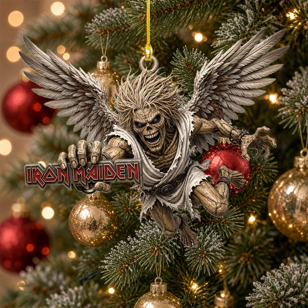 Iron Maiden Custom Shape 2-side Printed Acrylic Ornament - TMTHU9770