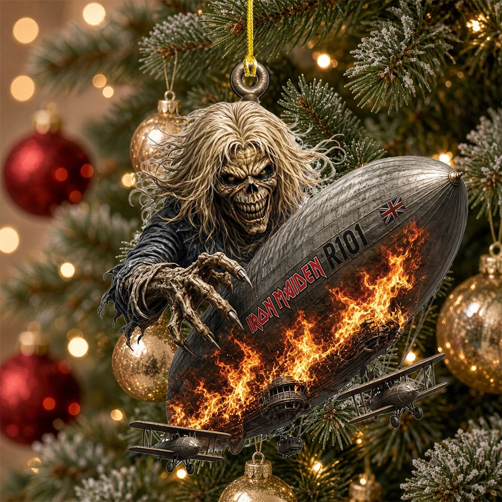 Iron Maiden Custom Shape 2-side Printed Acrylic Ornament - TMTHU9772