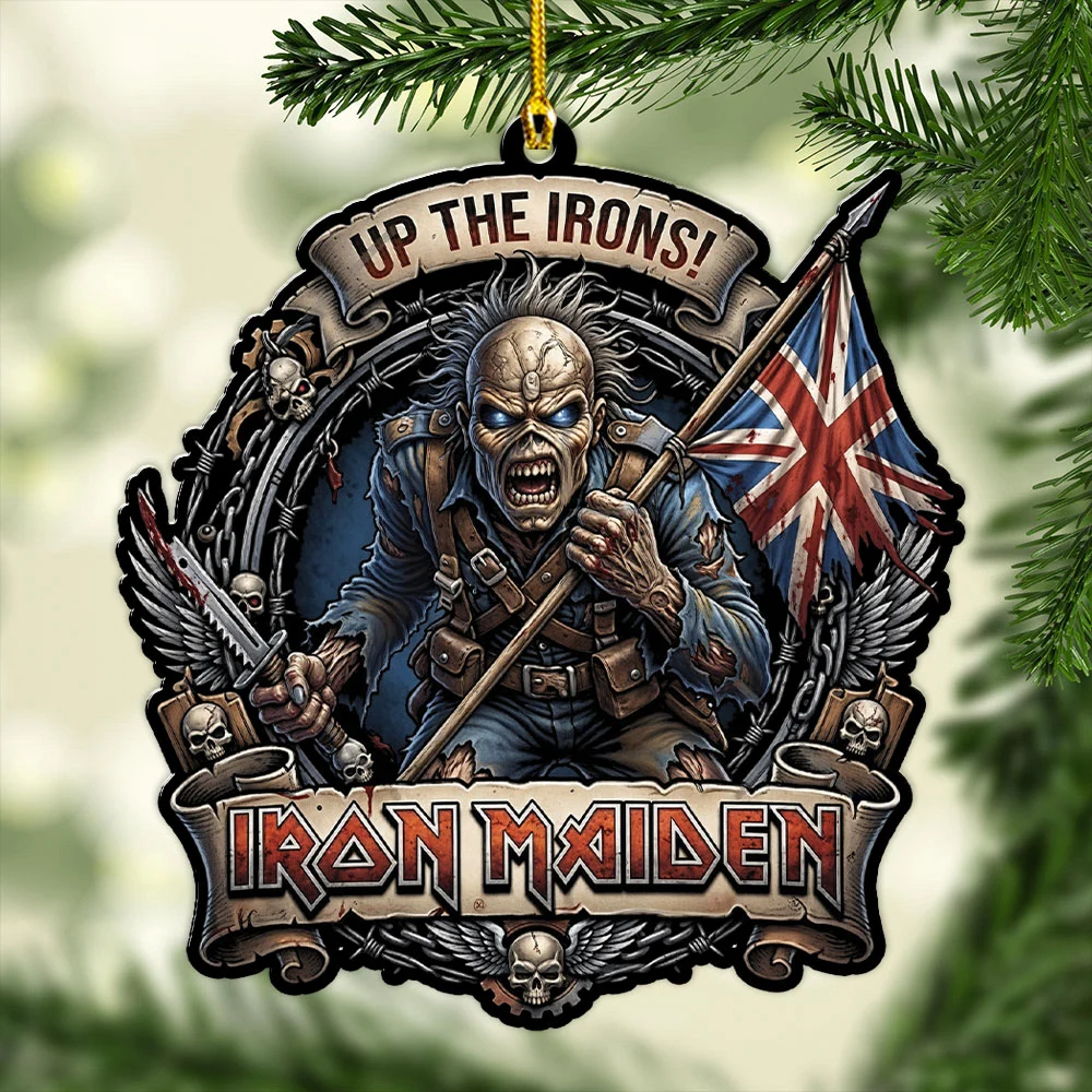 Iron Maiden Custom Shape 2-side Printed Acrylic Ornament - MAITM15418
