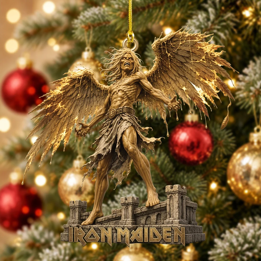 Iron Maiden Custom Shape 2-side Printed Acrylic Ornament - TMTHU9771