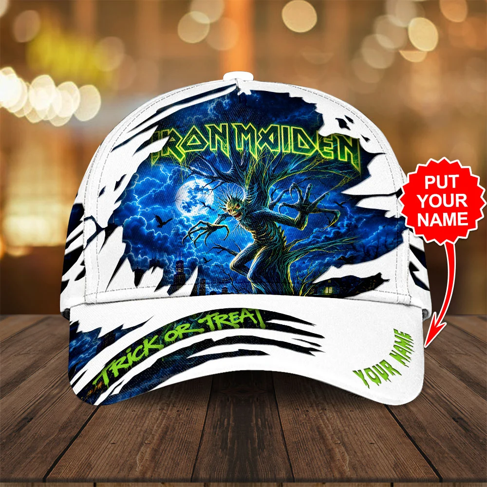 Personalized Iron Maiden Fear of the Dark Halloween Classic Cap - TANTN26010