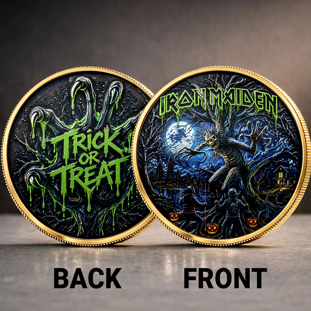 Iron Maiden Fear of the Dark Halloween Commemorative Coin - TANTN26011