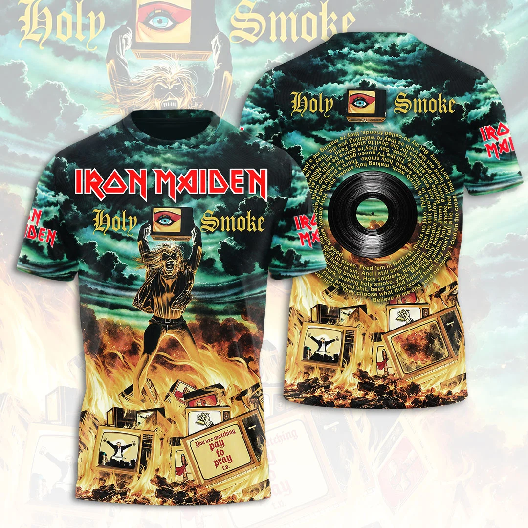Iron Maiden Holy Smoke 3D Apparel - HOATT26880