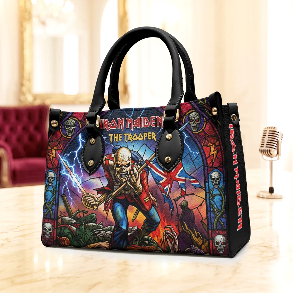 Iron Maiden Leather HandBag - TMTHU9920