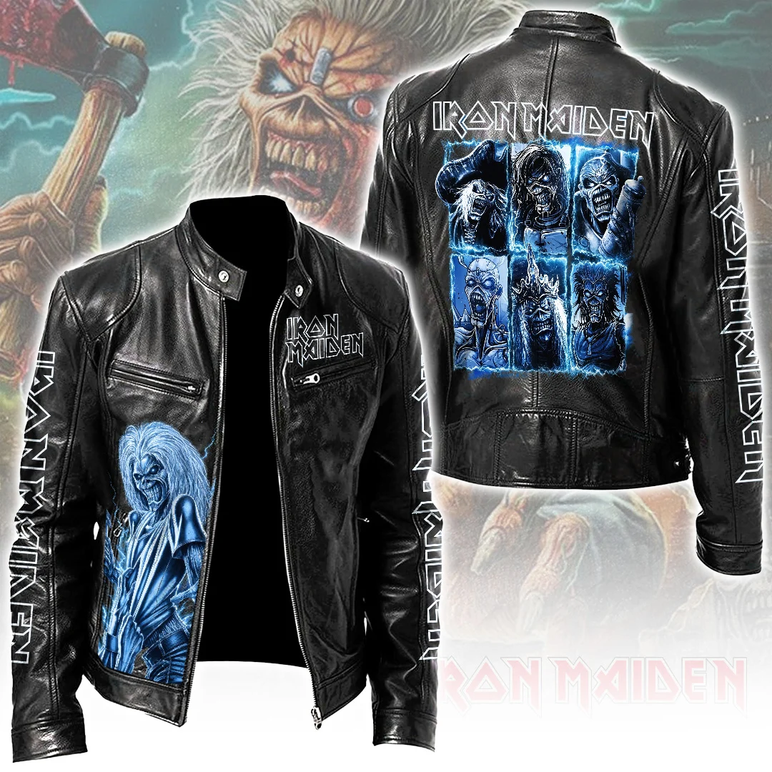Iron Maiden Motorcycle Leather Jacket - MAITM15498