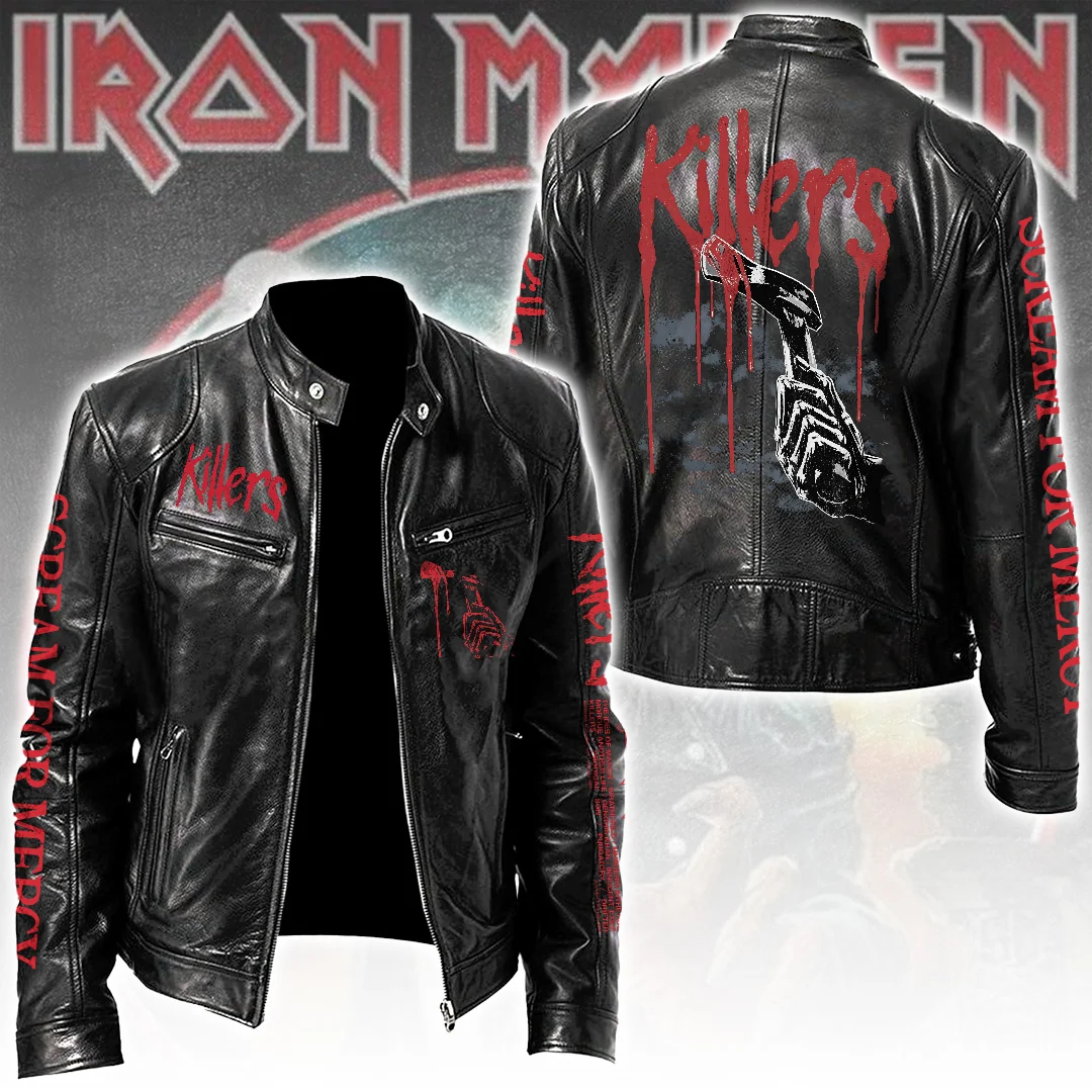 Iron Maiden Motorcycle Leather Jacket - TANTN26197