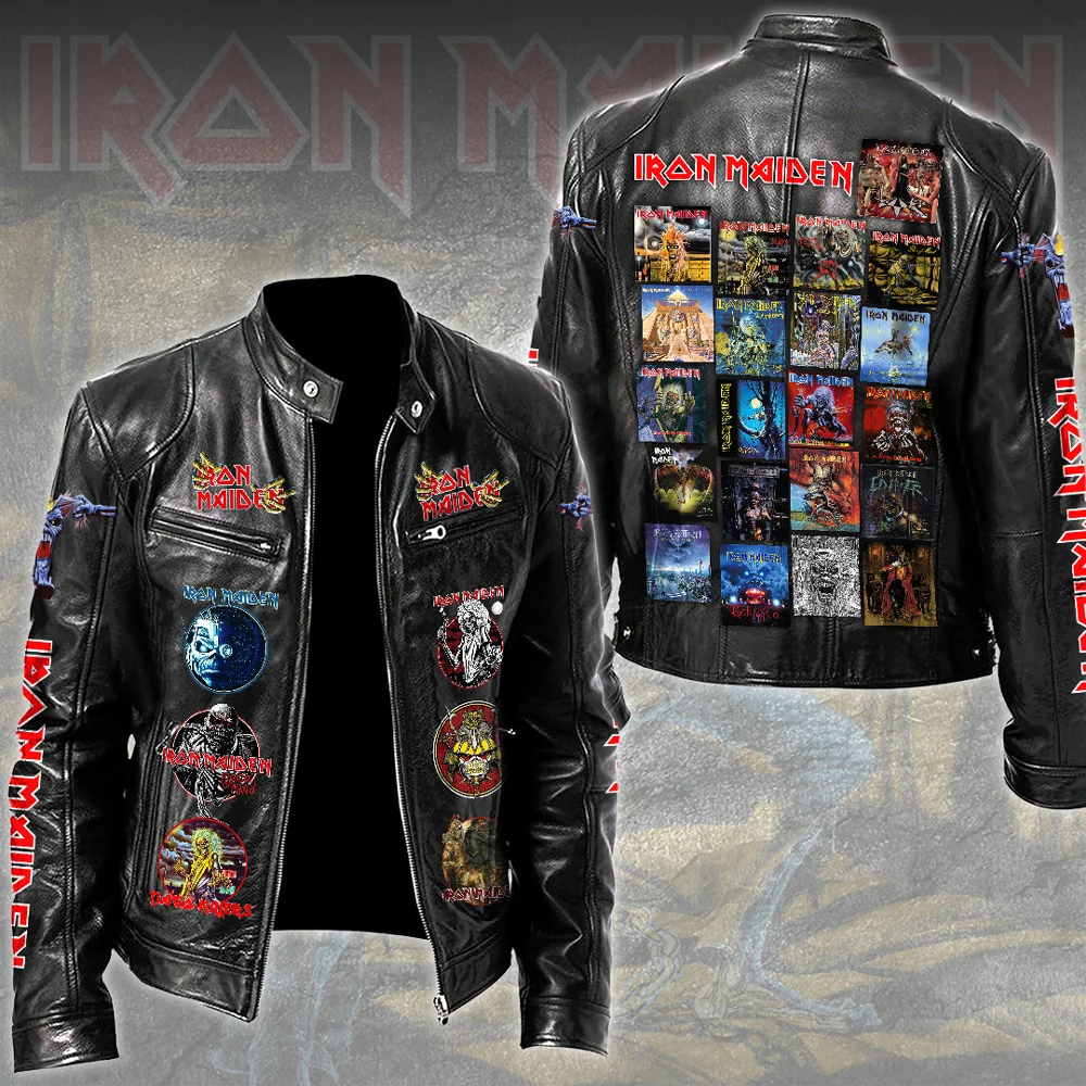 Iron Maiden Motorcycle Leather Jacket - TMTHU9826
