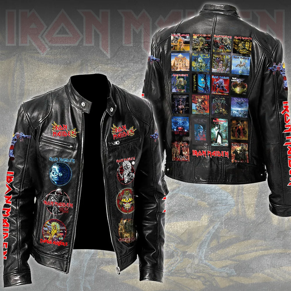 Iron Maiden Motorcycle Leather Jacket - TMTHU9827