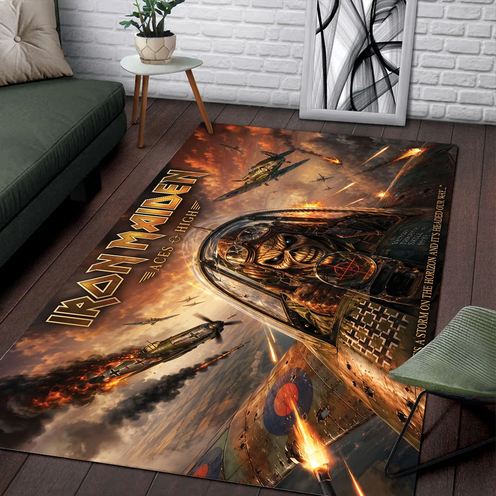 Iron Maiden Rectangular Rug - TMTHU10112