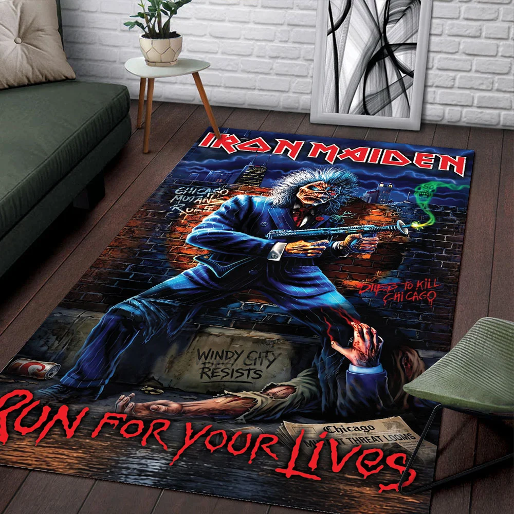 Iron Maiden Rectangular Rug - TMTHU9706