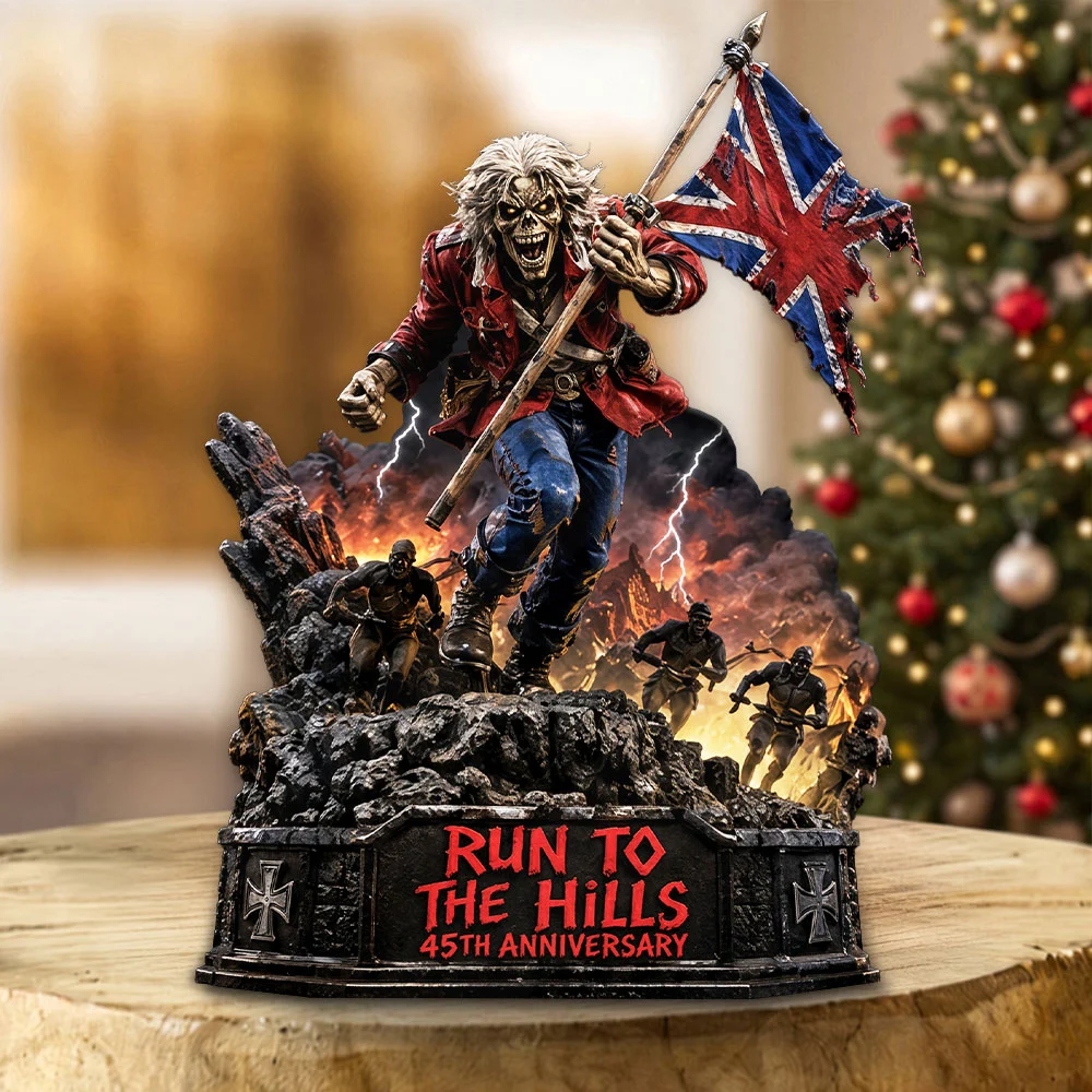 Iron Maiden: Run To The Hills Custom Shape Acrylic Plaque - TMTHU9991