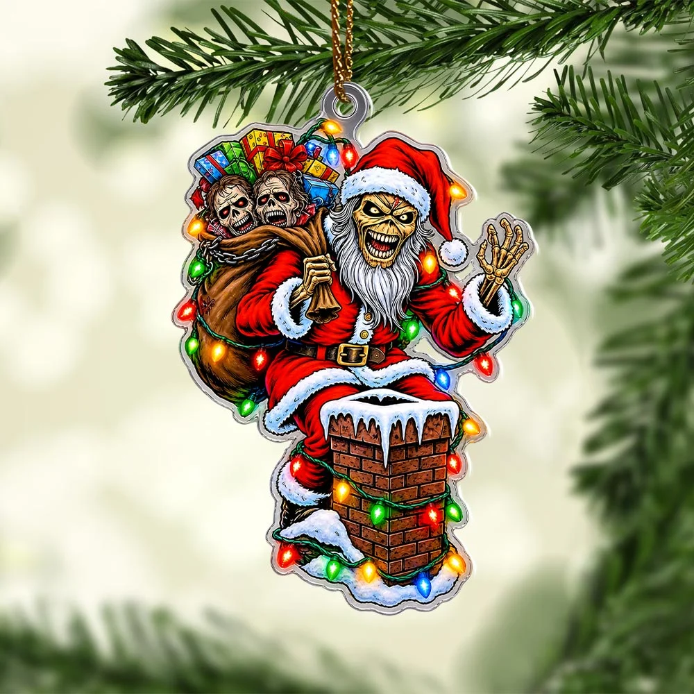 Iron Maiden Custom Shape 2-side Printed Acrylic Ornament - HOATT26889