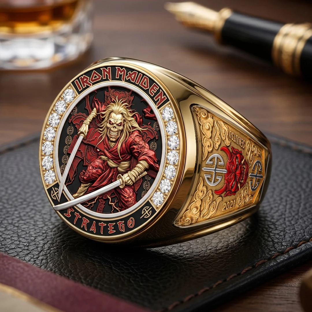 Iron Maiden 3D Engraved Ring - TMTHU9640