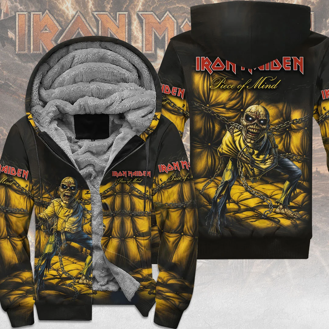 Iron Maiden 3D Fleece Zip Hoodie - TMTHU9917