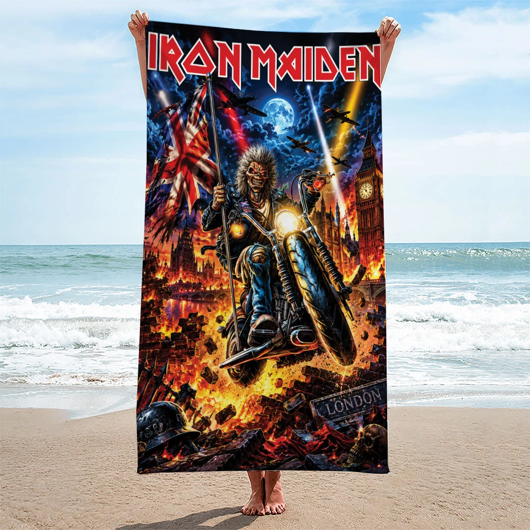 Iron Maiden Rectangle Beach Towel - TANTN25990