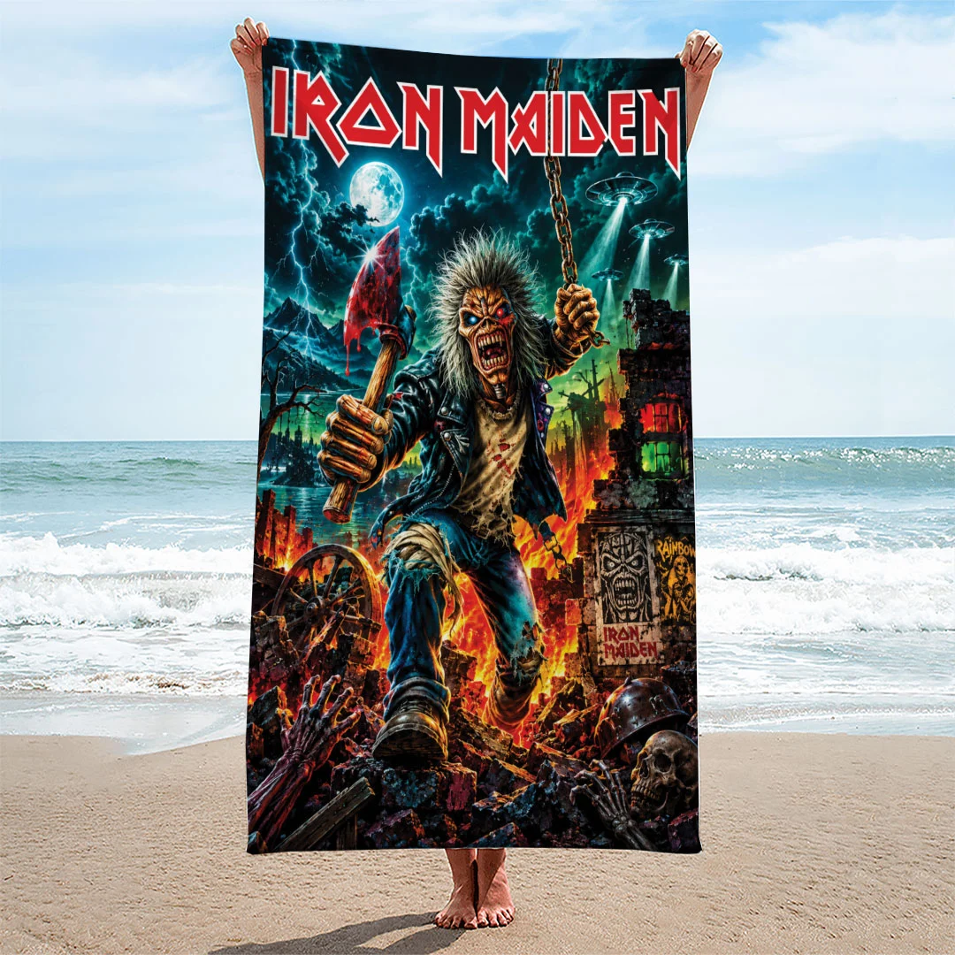 Iron Maiden Rectangle Beach Towel - TANTN25989