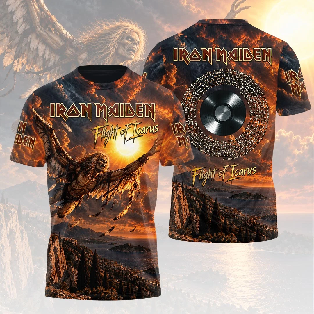 Iron Maiden Flight of Icarus 3D Apparel - HOATT26768