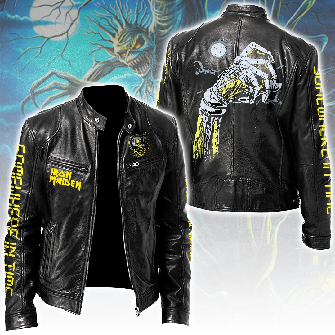 Iron Maiden Motorcycle Leather Jacket - TANTN26186