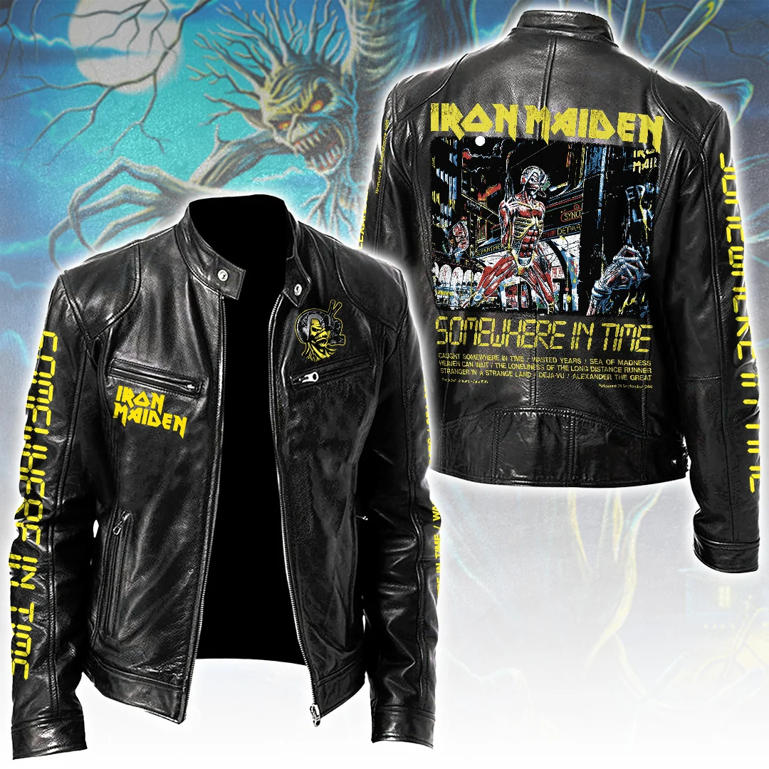 Iron Maiden Motorcycle Leather Jacket - TANTN26187