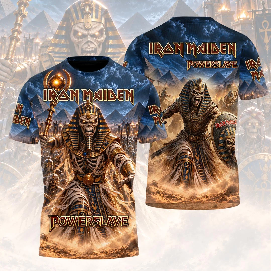 Iron Maiden Powerslave 3D Apparel - HOATT26766