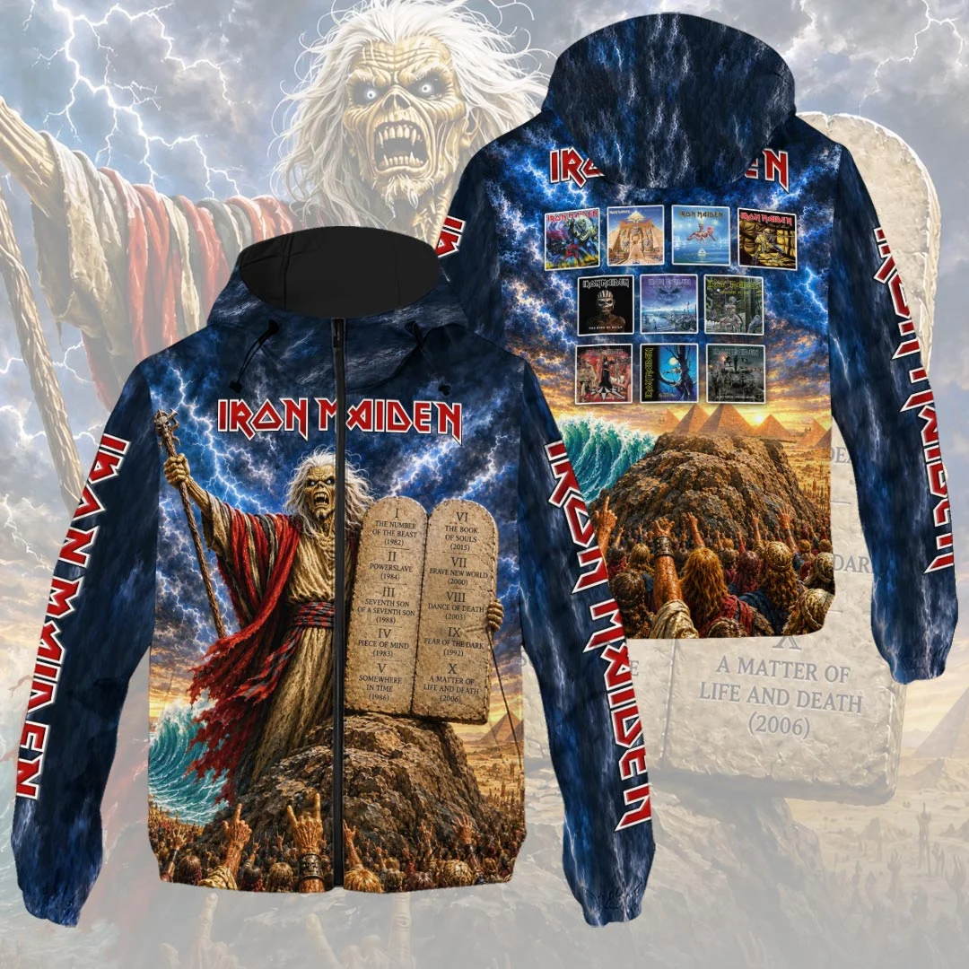 Iron Maiden 3D Windbreaker Jacket - HOATT21443